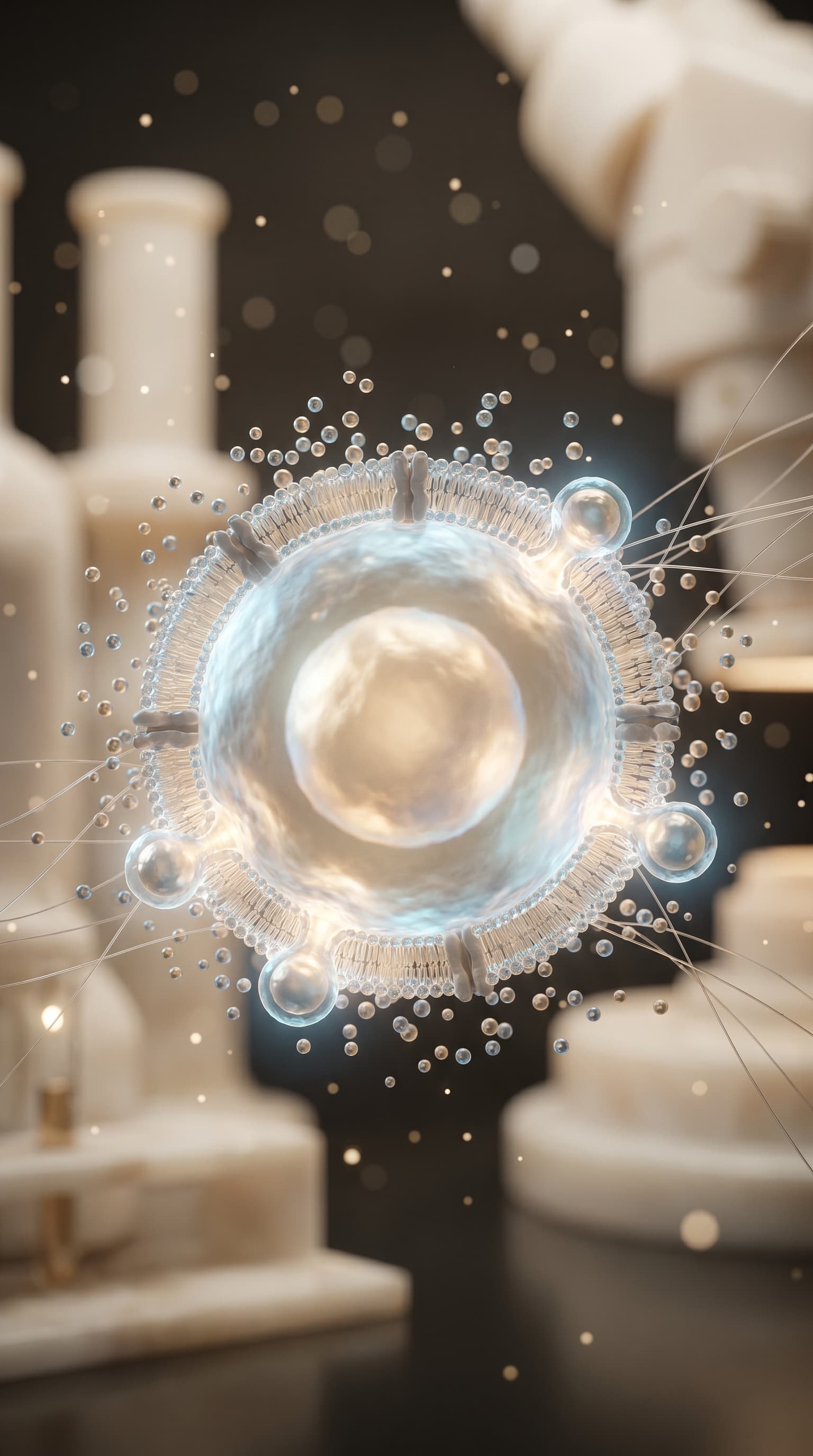 Luxury cellular science representing bio-regenerative longevity